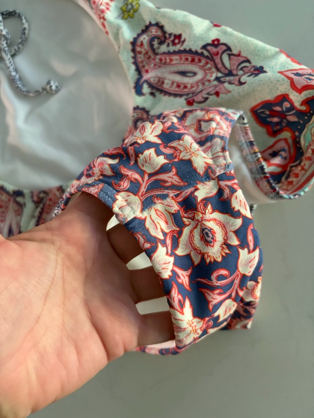 Billabong Paisley Halter One-Piece Swimsuit Medium - Picture 5 of 7